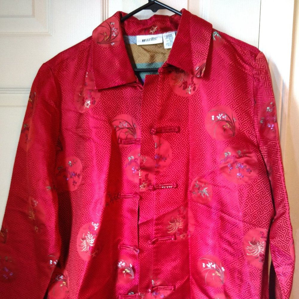 Jacket With Asian-Inspired Design
